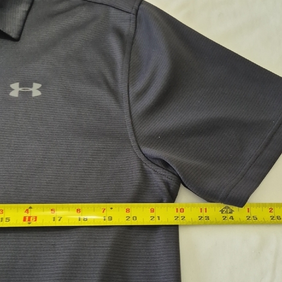 Under Armour Men's Charcoal Polo Shirt - Picture 6 of 16